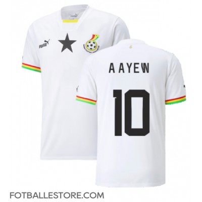 Ghana Andre Ayew #10 Hjemmedrakt VM 2022 Kortermet